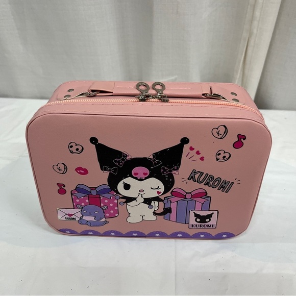 Sanrio Kuromi Charming Purple Cosmetic  Organizer Travel Chest and accessories - Picture 4 of 7